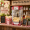 Kernee 2.5 Oz Kettle Popcorn Poper | Professional 10 Cups Output for Family Movie Nights & Home Cinema Decor | Retro red