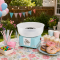 Kernee Easy Clean Cotton Candy Machine | Detachable Shield for Mess Free Operation, Vintage Countertop Maker with Reusable Cones & Sugar Scoop