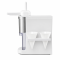Snow Pro Electric Snow Cone Machine with 64 oz Capacity | with 4 Reusable Cones, Side Shelves & Ice Scoop | Snow Cone Machine for Family Treats & Refreshing Desserts | White