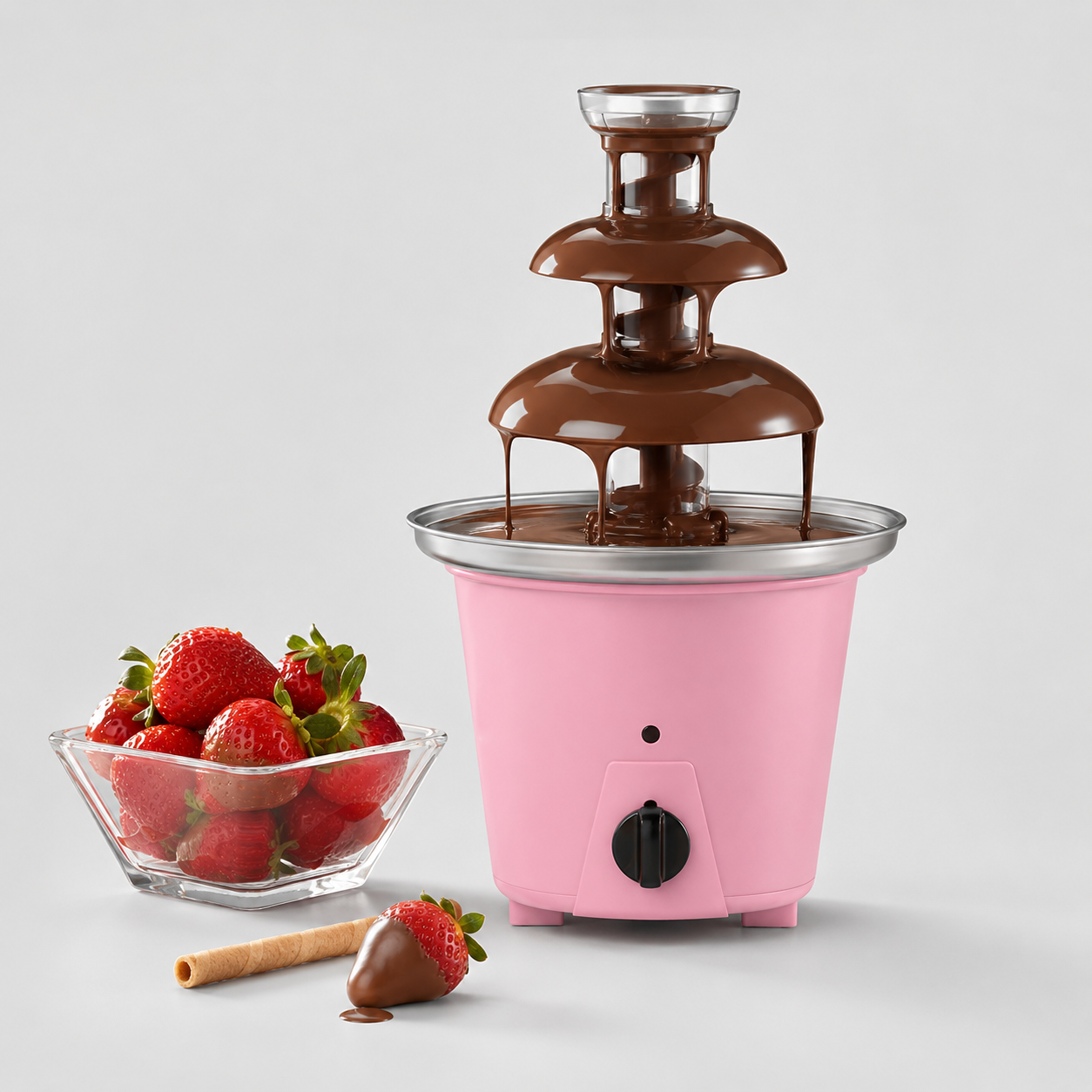 KERNEE red countertop ice shaver product image for home kitchens summer desserts private label and retail sales.
