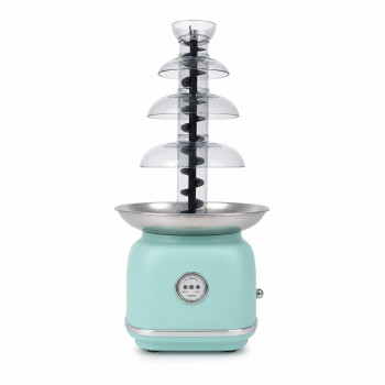 Kernee Snow Cone Machine With 1 Reusable Plastic Cup | Retro Table-Top Shaved Ice Maker with Stainless Steel Blades for Fluffy Ice | Red