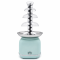 Kernee Snow Cone Machine With 1 Reusable Plastic Cup | Retro Table-Top Shaved Ice Maker with Stainless Steel Blades for Fluffy Ice | Red