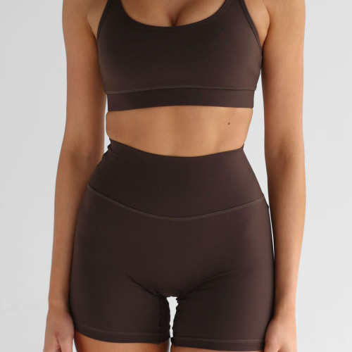 Custom High Waisted Yoga Shorts - OEM/ODM Women's Biker Shorts with Butt Lifting Design