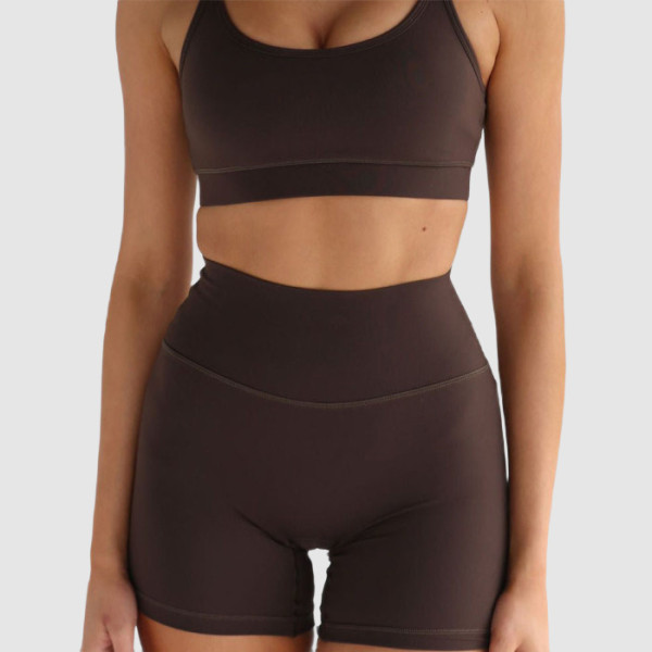 Custom High Waisted Yoga Shorts - OEM/ODM Women's Biker Shorts with Butt Lifting Design