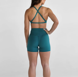 Custom Racerback Yoga Bra - Scoop Neck Medium Support Workout Top for Women