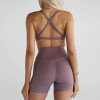 Custom Racerback Yoga Bra - Scoop Neck Medium Support Workout Top for Women