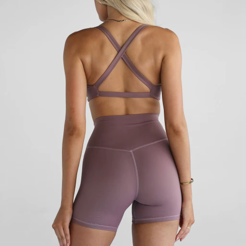 Custom Racerback Yoga Bra - Scoop Neck Medium Support Workout Top for Women