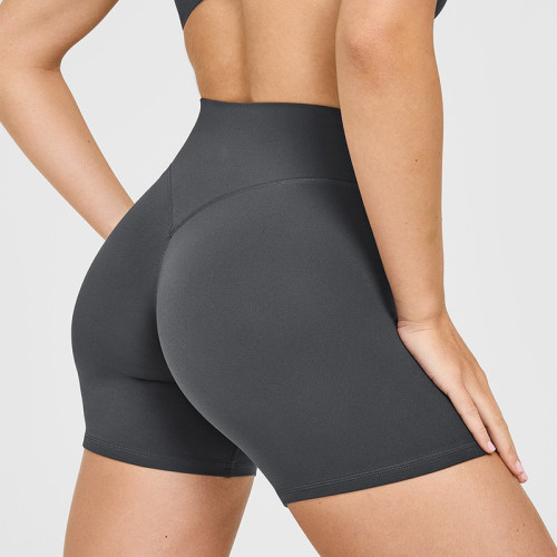 Custom High Waisted Yoga Shorts - OEM/ODM Women's Workout Biker Shorts for Gym & Yoga