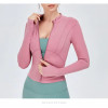 Custom Slim Fit Gym Top for Women | Breathable Spandex Long Sleeve Sportswear