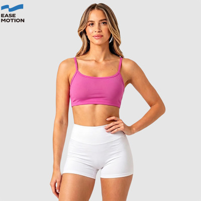 OEM Twisted Back Yoga Bra | Custom Spaghetti Strap Sports Bra for Women