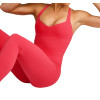 Custom T-Back Yoga Vest with Built-in Bra | OEM/ODM Activewear