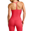Custom T-Back Yoga Vest with Built-in Bra | OEM/ODM Activewear