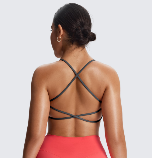 Easemotion Custom Multi-Strap Cross Back Yoga Bra - Women's Private Label Sports Bras
