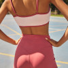 Easemotion Custom Spaghetti Strap Contrast Trim Yoga Set