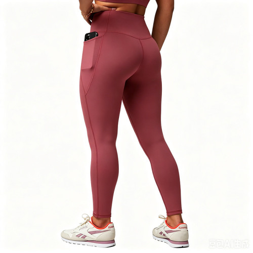 Easemotion OEM V-Cross Waist Yoga Leggings | Custom High Waisted Workout Pants