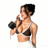 Easemotion OEM Cross Back Contrast Trim Yoga Bra | Custom Tennis Sports Bra
