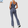 Easemotion OEM Custom Flare Yoga Set | OEM 2-Piece Contrast Trim Outfit