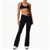 Easemotion OEM Custom Flare Yoga Set | OEM 2-Piece Contrast Trim Outfit