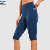 Easemotion OEM Custom Knee-Length Pocket Capri Leggings | Compression Yoga Shorts