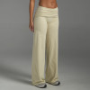 Custom Fold-Over Waist Flare Yoga Leggings - Soft Fabric, High Waist, For Yoga & Casual Wear