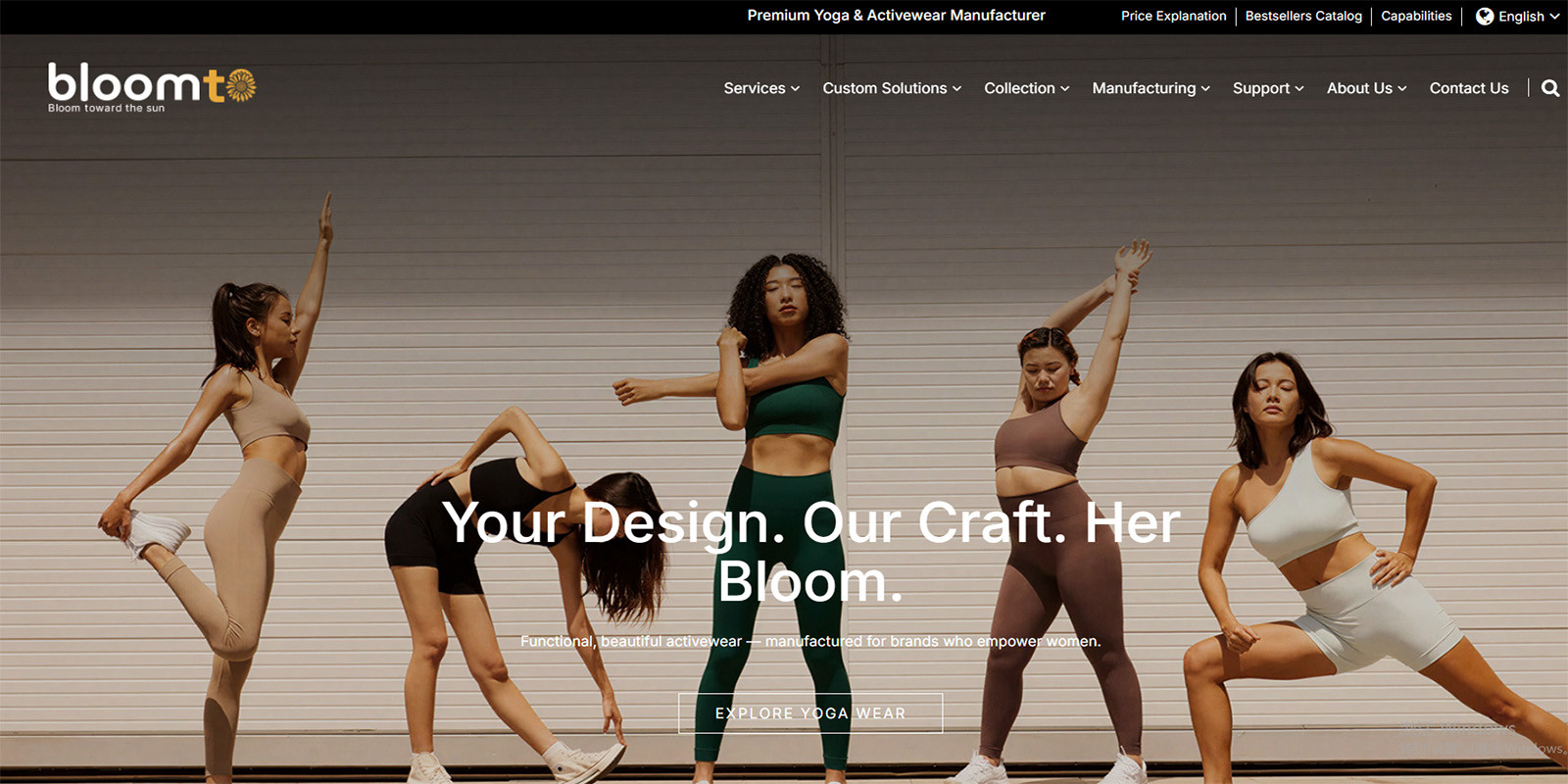 Bloomto factory production line