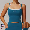 Custom Layered Yoga Tank Top | Double Straps Workout Vest for Women