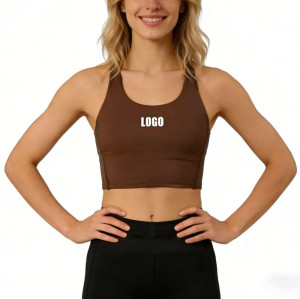 Custom Back Pocket Yoga Tank Top | Racerback Cropped Workout Vest for Women