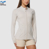 Custom Full-Zip Fitted Yoga Jacket | Long Sleeve Athletic Jacket with Pockets for Women