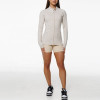 Custom Full-Zip Fitted Yoga Jacket | Long Sleeve Athletic Jacket with Pockets for Women