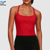 Custom Square Neck Cross-Back Yoga Vest | Cropped Workout Tank