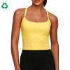 Custom Square Neck Cross-Back Yoga Vest | Cropped Workout Tank