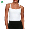Custom Square Neck Cross-Back Yoga Vest | Cropped Workout Tank