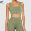 Custom Women's Workout 2-Piece Yoga Set | Sports Bra & Biker Shorts