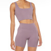 Custom Women's Workout 2-Piece Yoga Set | Sports Bra & Biker Shorts