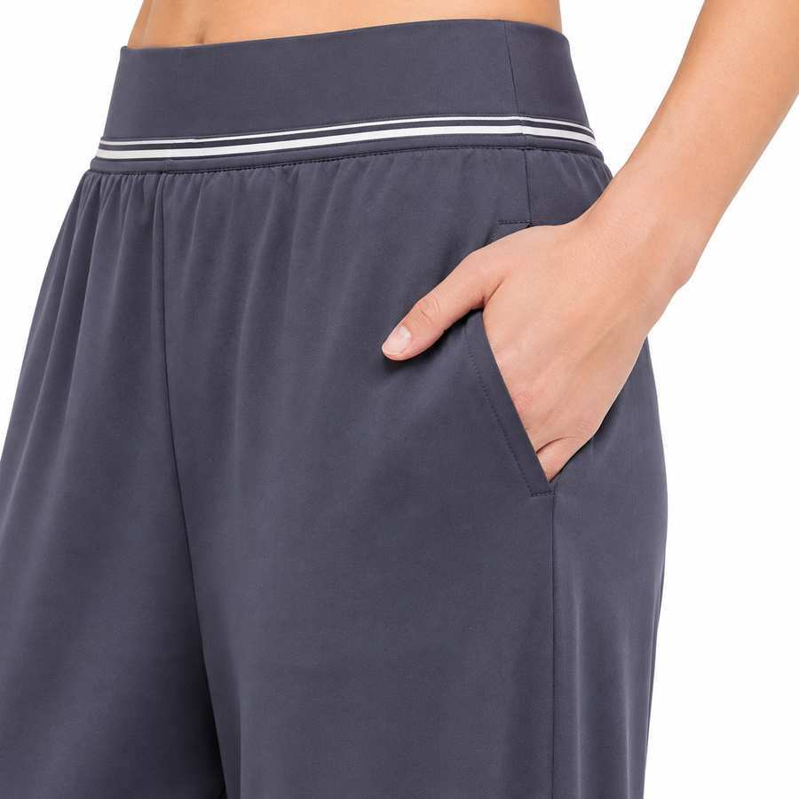 Custom wide leg yoga pants full front view