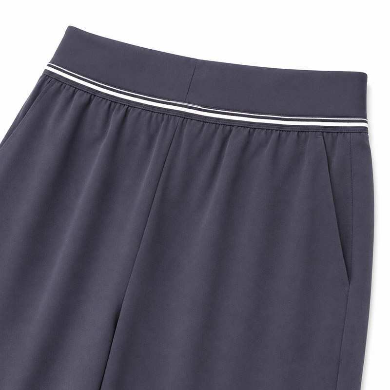 Custom wide leg yoga pants side view