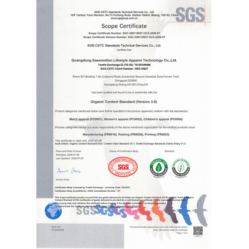 Organic Content Standard (OCS)