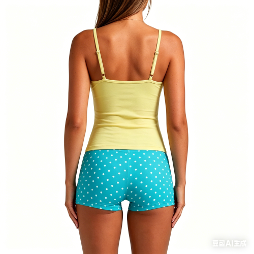 Custom Polka Dot Layered Yoga Tank Top | OEM/ODM Yoga Apparel Manufacturer