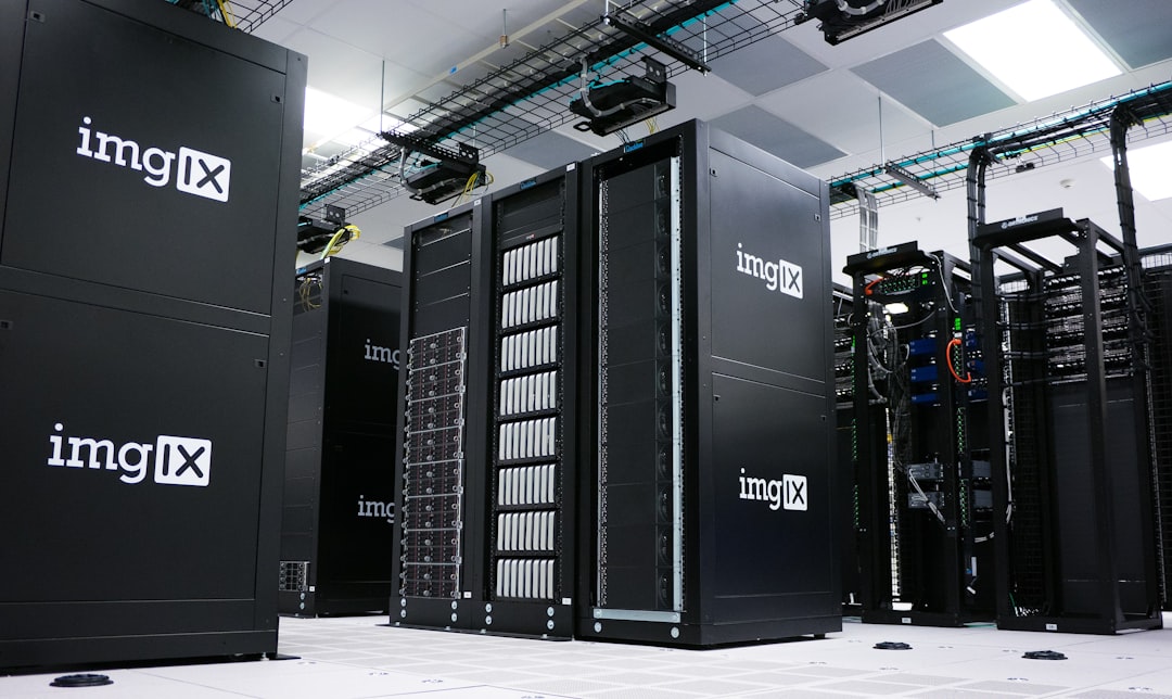 A row of powerful diesel generators ready for data center backup