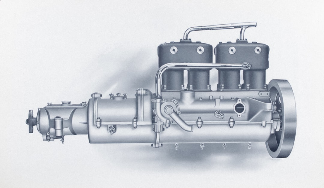 A comparison diagram showing an air-cooled engine and a liquid-cooled engine with a radiator