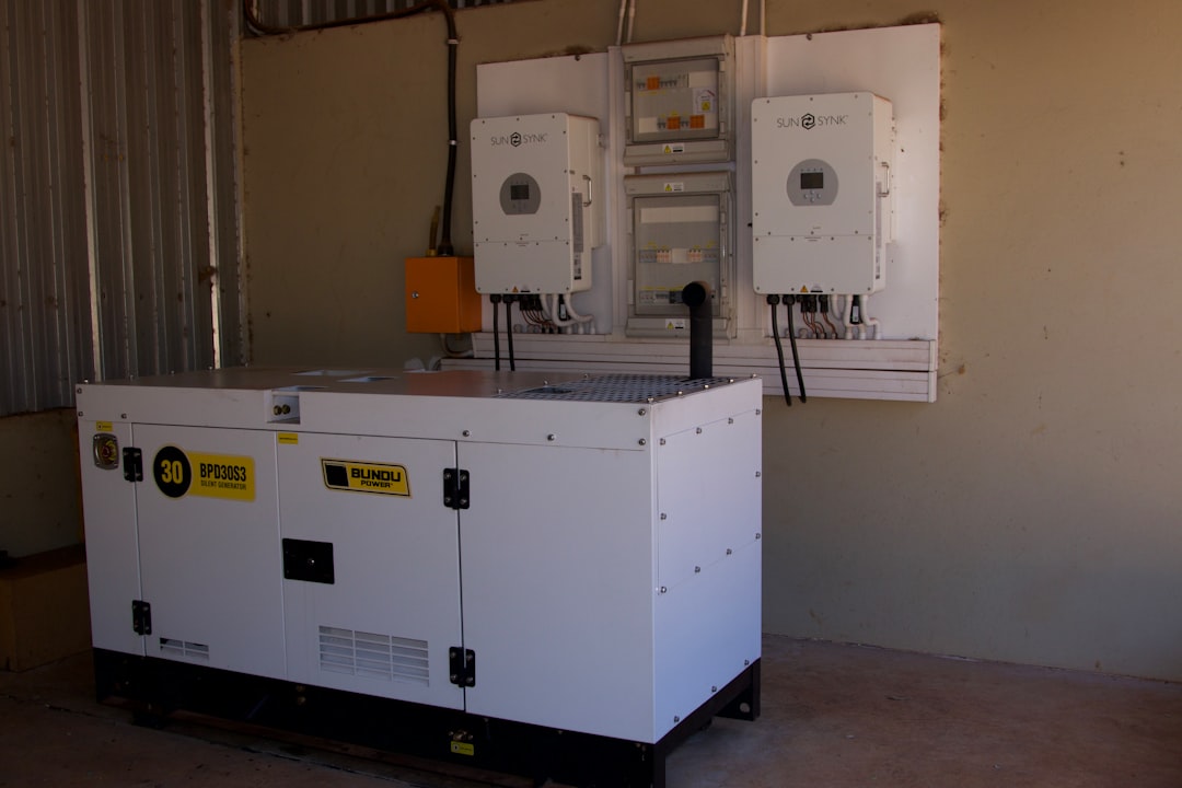 Diagram showing how an Automatic Transfer Switch (ATS) directs power from either the grid or a generator