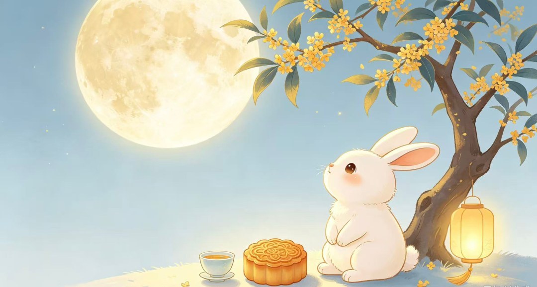 Mid-Autumn Festival illustration marking the closing day of CIDEE 2026