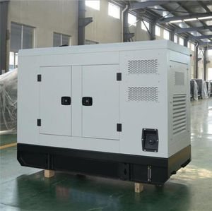 Soundproof diesel generator set built to CE and ISO documented specification