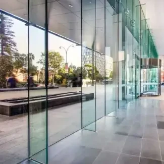 Glass fin curtain wall system Structural Glass Support System China Manufacturer