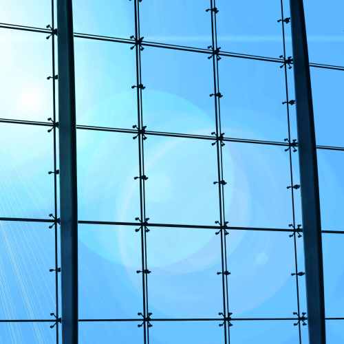 Spider Curtain Wall Point Fixed Glass Facade System China Manufacturer