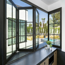 Aluminum Bi-Fold Window for Large Openings Modern Homes and Commercial Buildings