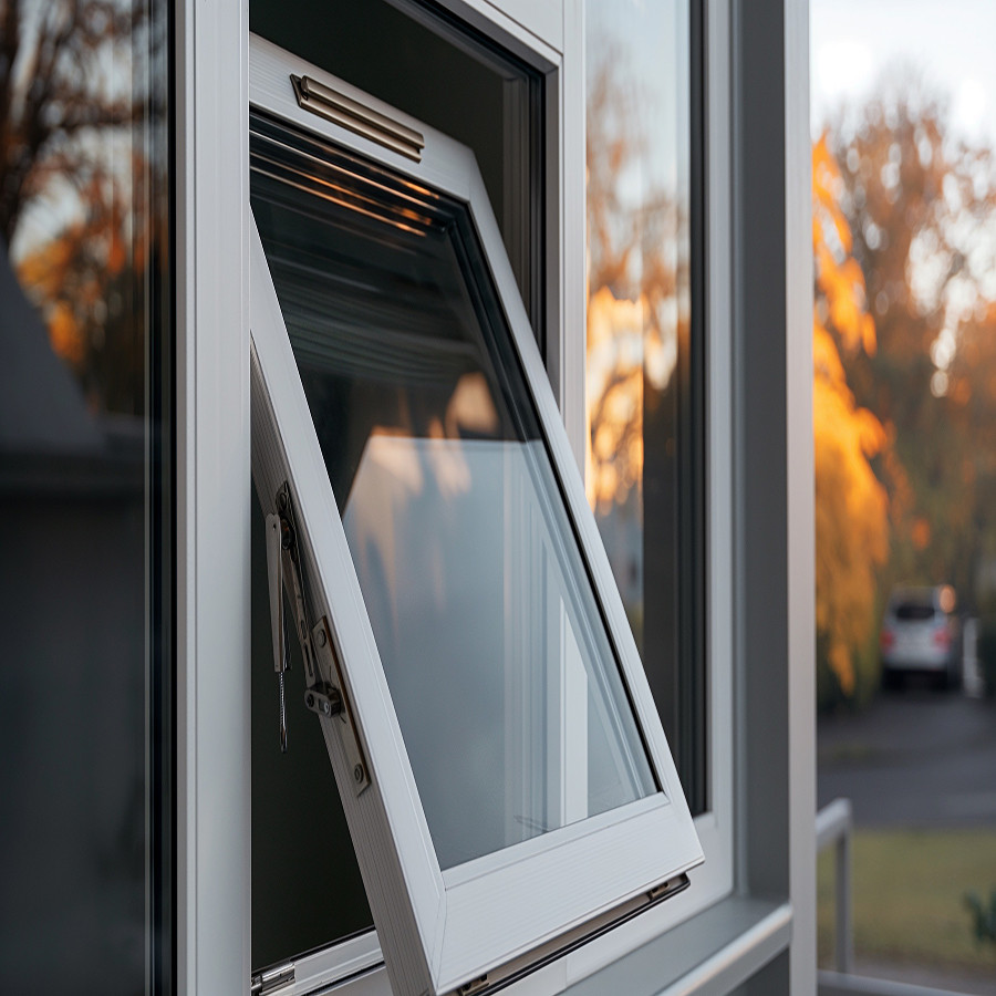 Aluminum glass curtain wall facade