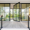 Aluminum Pivot Door Modern Entrance Door Manufacturer Fowall