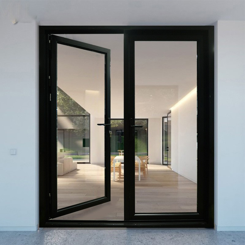 Aluminum glass curtain wall facade