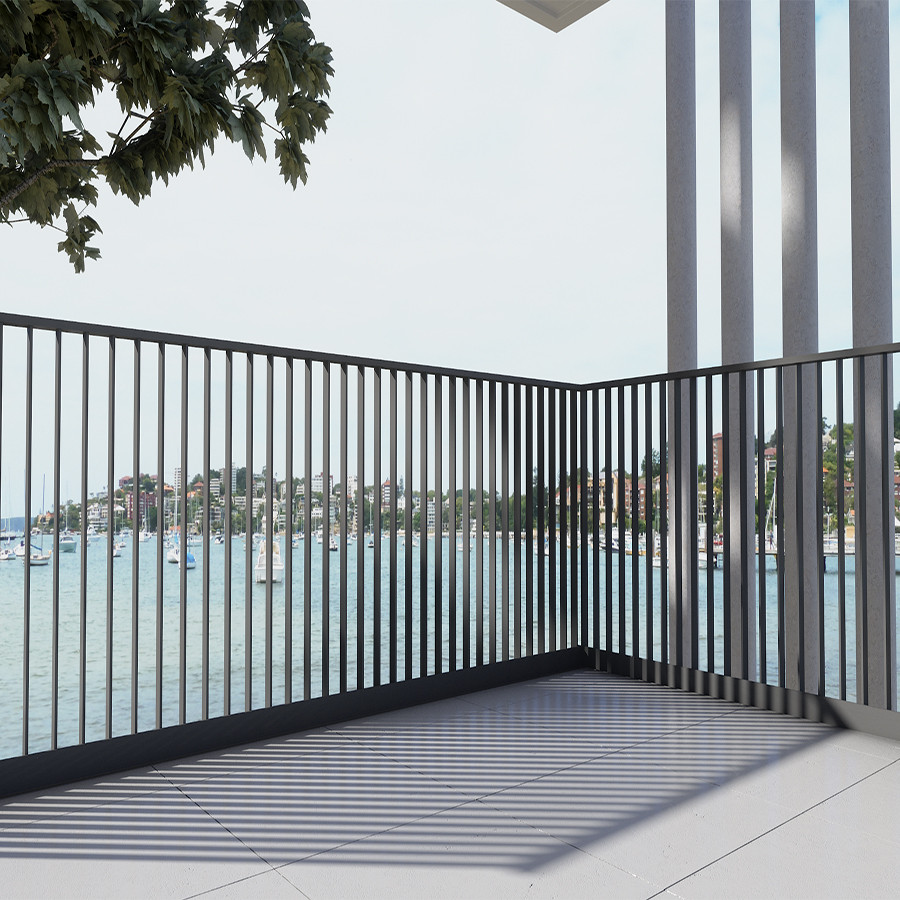 Aluminum Glass Balustrade
